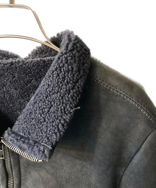 salvatore santoro（サルヴァトーレサントロ）salvatore santoro (サルヴァトーレサントロ) ムートンジャケット ネイビー サイズ:表記なしの古着・服飾アイテム