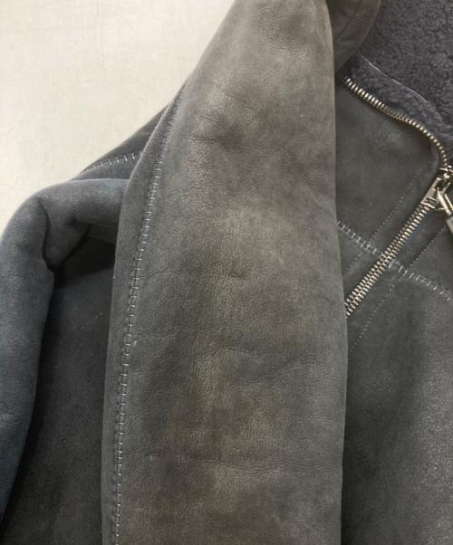 salvatore santoro（サルヴァトーレサントロ）salvatore santoro (サルヴァトーレサントロ) ムートンジャケット ネイビー サイズ:表記なしの古着・服飾アイテム