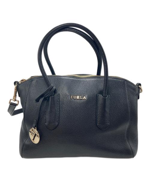 FURLA（フルラ）FURLA (フルラ) テッサ2WAYバッグ ブラックの古着・服飾アイテム