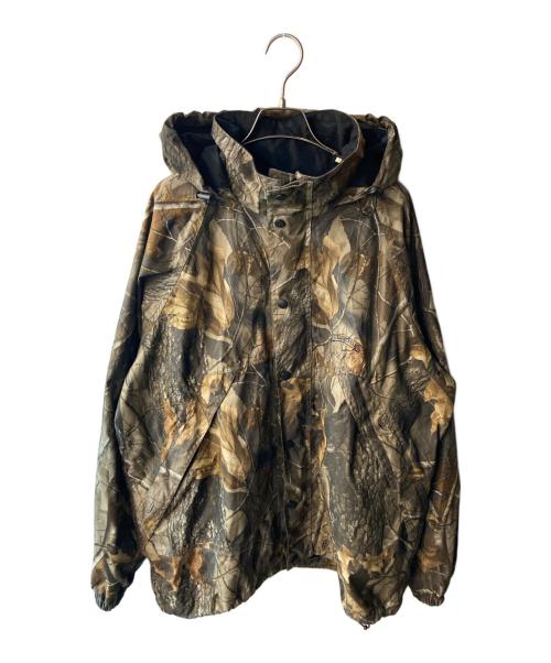 field&stream（フイールドアンドストリーム）FIELD&STREAM (フイールドアンドストリーム) ツリーカモフーデッドジャケット ブラウン サイズ:Lの古着・服飾アイテム