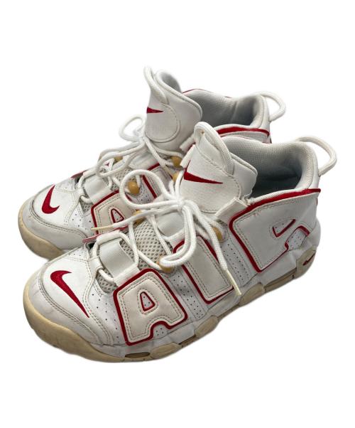 NIKE（ナイキ）NIKE (ナイキ) AIR MORE UP TEMPO レッド×ホワイト サイズ:26㎝の古着・服飾アイテム