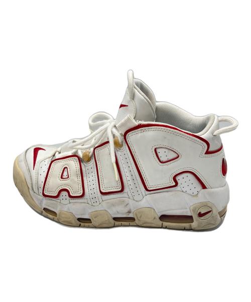 NIKE（ナイキ）NIKE (ナイキ) AIR MORE UP TEMPO レッド×ホワイト サイズ:26㎝の古着・服飾アイテム