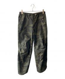 CONZ（コンズ）の古着「オーバータックストレートパンツ」｜オリーブ