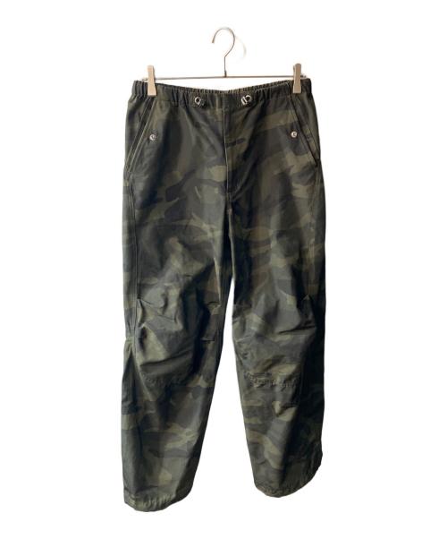 CONZ（コンズ）CONZ (コンズ) オーバータックストレートパンツ オリーブ サイズ:2の古着・服飾アイテム