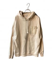 LOEWE（ロエベ）の古着「ANAGRAM PATCH POCKET HOODIE」｜アイボリー