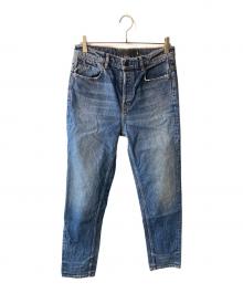 DENIM X ALEXANDER WANG（デニムエックスアレキサンダーワン）の古着「ウォッシュスキニーデニムデニムパンツ」｜インディゴ