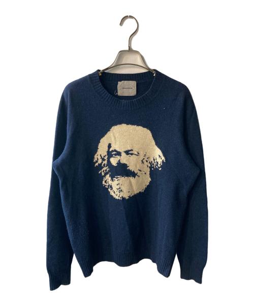 UNDERCOVERISM（アンダーカバーイズム）UNDERCOVERISM (アンダーカバーイズム) マルクスニットセーター ネイビー サイズ:2の古着・服飾アイテム