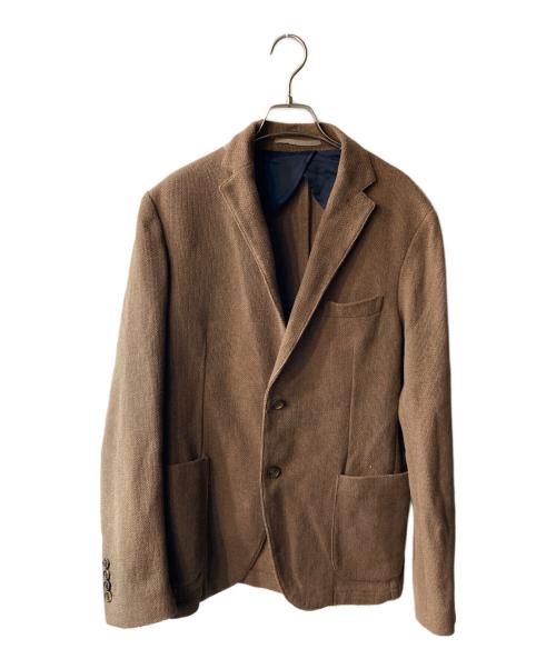 eleventy（イレブンティ）eleventy (イレブンティ) テーラードジャケット ブラウン サイズ:50の古着・服飾アイテム
