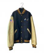 Hollowayホロウェイ）の古着「スタジャン」｜ネイビー