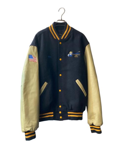 Holloway（ホロウェイ）Holloway (ホロウェイ) スタジャン ネイビー サイズ:XLの古着・服飾アイテム