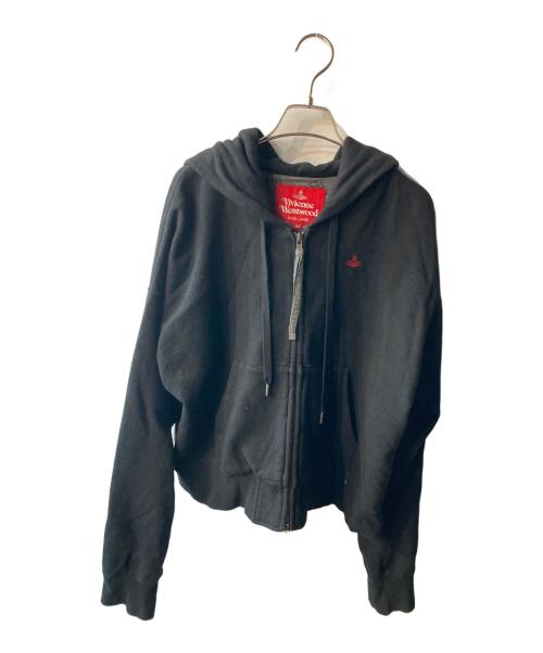 Vivienne Westwood RED LABEL（ヴィヴィアンウエストウッドレッドレーベル）Vivienne Westwood RED LABEL (ヴィヴィアンウエストウッドレッドレーベル) ジップパーカー ブラック サイズ:00の古着・服飾アイテム