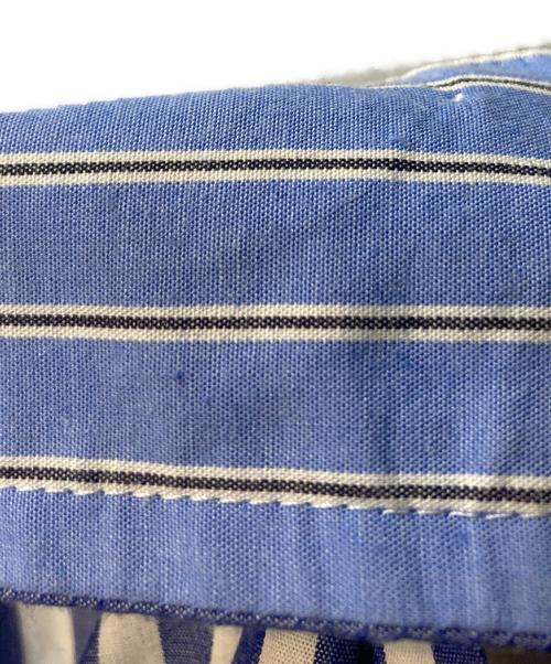 Vivienne Westwood RED LABEL（ヴィヴィアンウエストウッドレッドレーベル）Vivienne Westwood RED LABEL (ヴィヴィアンウエストウッドレッドレーベル) ストライプオーブパッチシャツ ブルー サイズ:38の古着・服飾アイテム