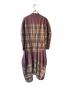 Vivienne Westwood RED LABEL (ヴィヴィアンウエストウッドレッドレーベル) チェックブロッキングワンピース ブラウン×レッド サイズ:00：18000円