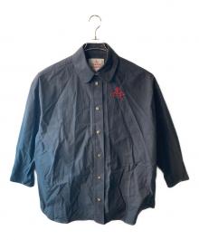 Vivienne Westwood RED LABEL（ヴィヴィアンウエストウッドレッドレーベル）の古着「オーガニックオックスシャツ」｜ブラック
