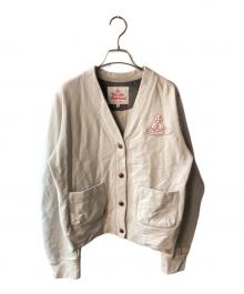 Vivienne Westwood RED LABEL（ヴィヴィアンウエストウッドレッドレーベル）の古着「オーガニックコットンヘビー裏毛ドームオーブカーディガン」｜グレー