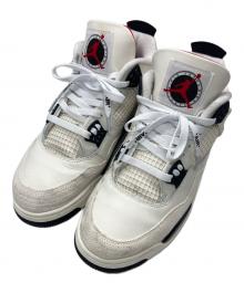 JORDAN（ジョーダン）の古着「AIR JORDAN 4 RETRO」｜ホワイト