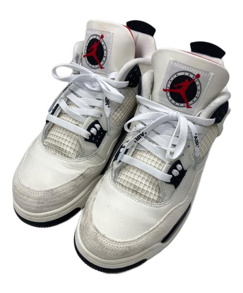 JORDAN（ジョーダン）JORDAN (ジョーダン) AIR JORDAN 4 RETRO ホワイト サイズ:28.5㎝の古着・服飾アイテム