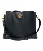 COACHコーチ）の古着「ウィロウ ショルダー バッグ」｜ブラック