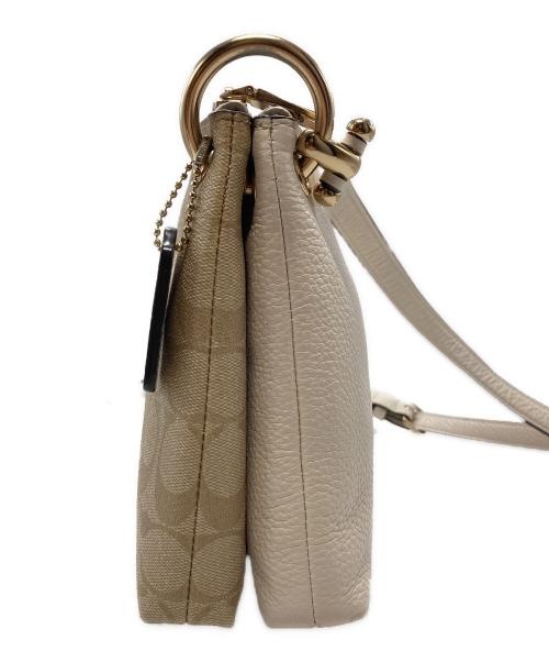 COACH（コーチ）COACH (コーチ) ショルダーバッグ ベージュの古着・服飾アイテム
