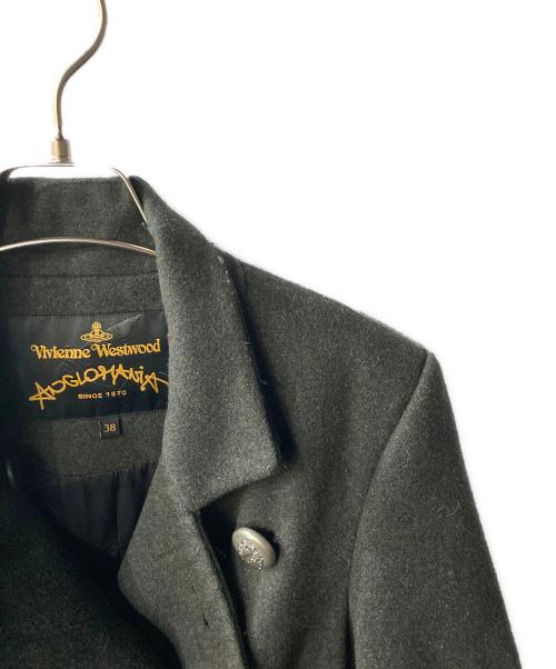 Vivienne Westwood ANGLOMANIA（ヴィヴィアンウエストウッドアングロマニア）Vivienne Westwood ANGLOMANIA (ヴィヴィアンウエストウッドアングロマニア) ウールコート カーキ サイズ:38の古着・服飾アイテム