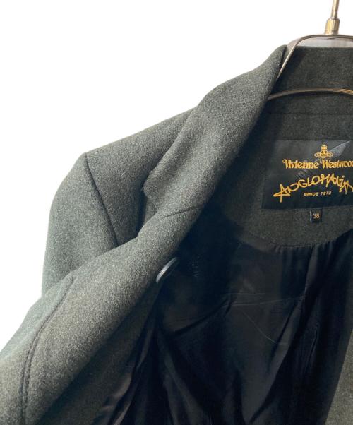 Vivienne Westwood ANGLOMANIA（ヴィヴィアンウエストウッドアングロマニア）Vivienne Westwood ANGLOMANIA (ヴィヴィアンウエストウッドアングロマニア) ウールコート カーキ サイズ:38の古着・服飾アイテム