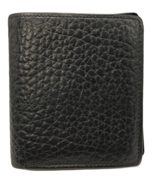 COMME des GARCONS HOMME PLUS（コムデギャルソンオムプリュス）COMME des GARCONS HOMME PLUS (コムデギャルソンオムプリュス) 2つ折り財布 ブラックの古着・服飾アイテム