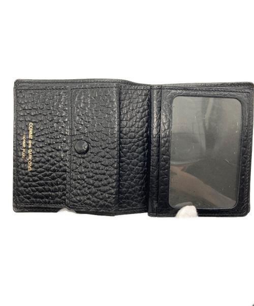 COMME des GARCONS HOMME PLUS（コムデギャルソンオムプリュス）COMME des GARCONS HOMME PLUS (コムデギャルソンオムプリュス) 2つ折り財布 ブラックの古着・服飾アイテム