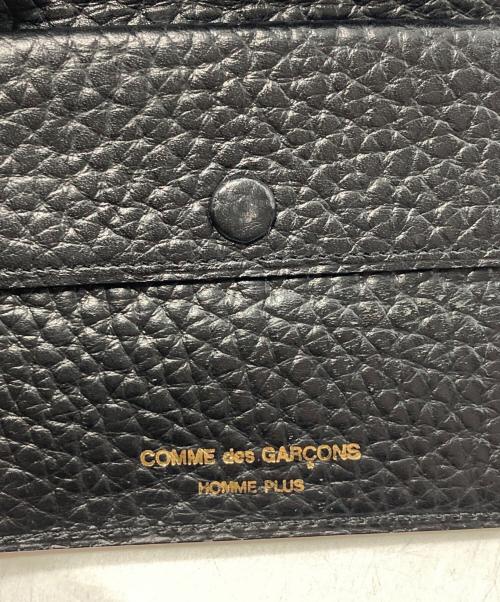 COMME des GARCONS HOMME PLUS（コムデギャルソンオムプリュス）COMME des GARCONS HOMME PLUS (コムデギャルソンオムプリュス) 2つ折り財布 ブラックの古着・服飾アイテム