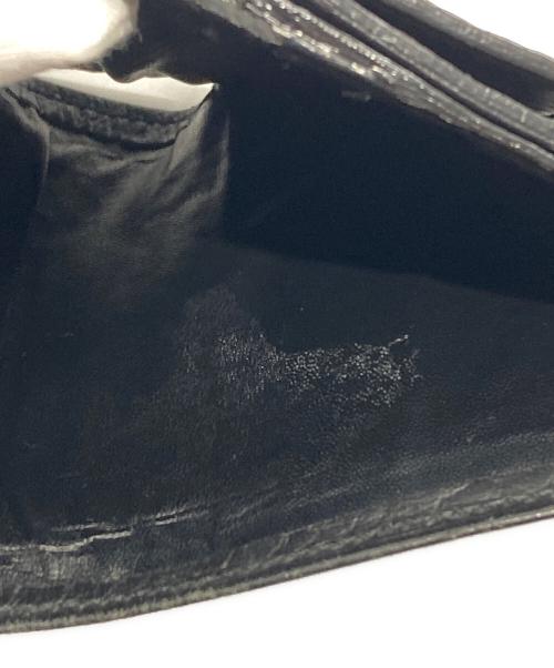COMME des GARCONS HOMME PLUS（コムデギャルソンオムプリュス）COMME des GARCONS HOMME PLUS (コムデギャルソンオムプリュス) 2つ折り財布 ブラックの古着・服飾アイテム