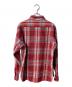 SUGAR CANE (シュガーケーン) TWILL CHECK L/S WORK SHIRT レッド サイズ:14：6000円