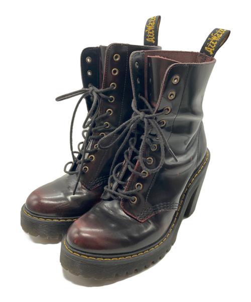 Dr.Martens（ドクターマーチン）Dr.Martens (ドクターマーチン) KENDRA ヒールアップブーツ バーガンディー サイズ:UK4の古着・服飾アイテム