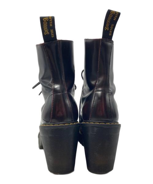Dr.Martens（ドクターマーチン）Dr.Martens (ドクターマーチン) KENDRA ヒールアップブーツ バーガンディー サイズ:UK4の古着・服飾アイテム