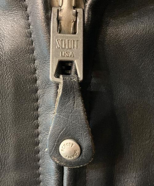 Schott（ショット）Schott (ショット) 641RIDERS ブラック サイズ:38の古着・服飾アイテム