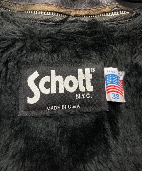 Schott（ショット）Schott (ショット) 641RIDERS ブラック サイズ:38の古着・服飾アイテム