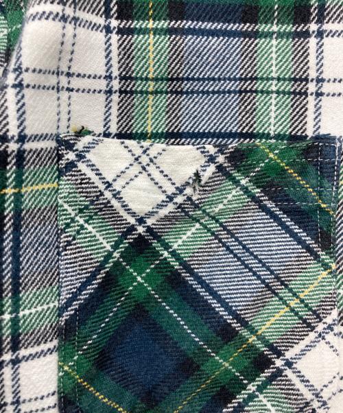camco（カムコ）camco (カムコ) チェックネルシャツ グリーン サイズ:Ｍの古着・服飾アイテム