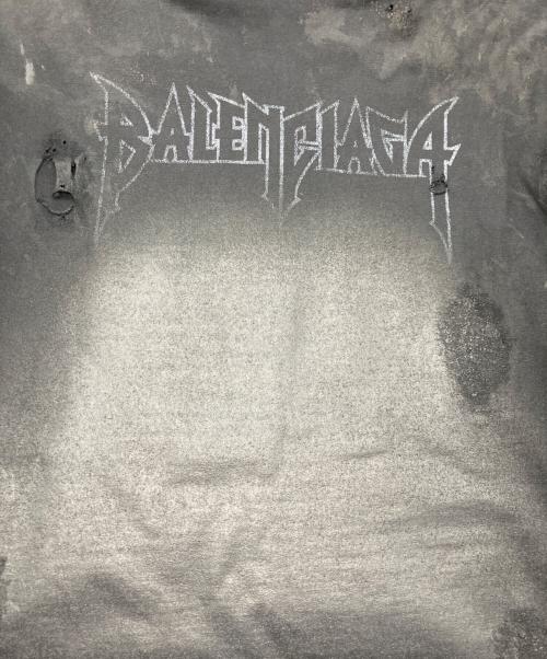 BALENCIAGA（バレンシアガ）BALENCIAGA (バレンシアガ) 23SS Paris Moon Oversized Tee ブラック サイズ:Lの古着・服飾アイテム