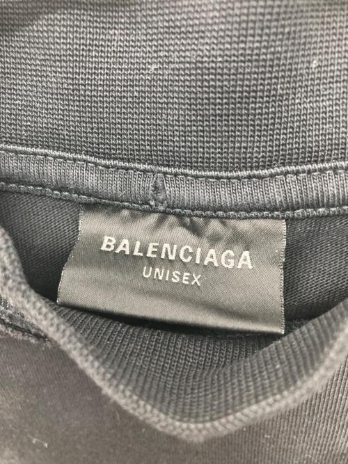 BALENCIAGA（バレンシアガ）BALENCIAGA (バレンシアガ) 23SS Paris Moon Oversized Tee ブラック サイズ:Lの古着・服飾アイテム