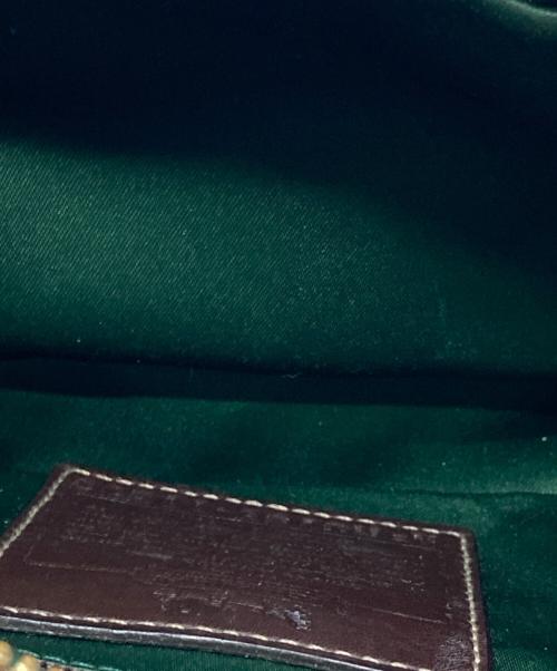 COACH（コーチ）COACH (コーチ) ショルダーバッグ ベージュ×グリーンの古着・服飾アイテム