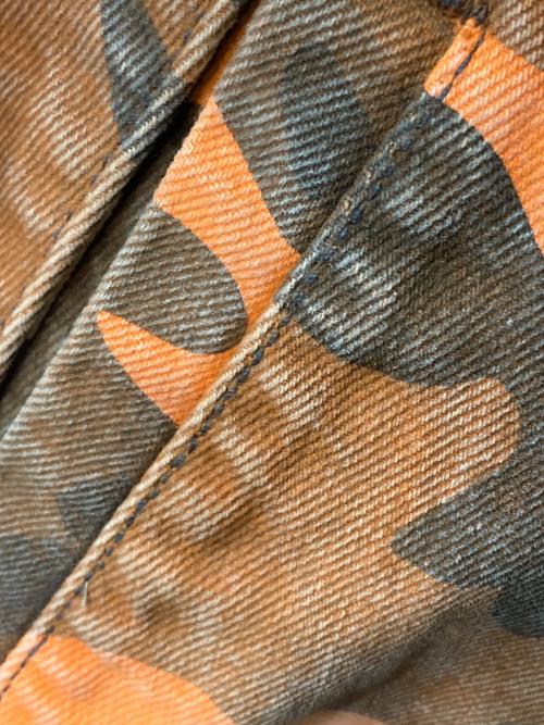 stussy（ステューシー）stussy (ステューシー) SPRAY DYE Hooded Work Jacket ブラウン サイズ:Lの古着・服飾アイテム