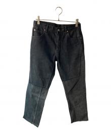 MARTINE ROSE（マーティン・ローズ）の古着「デニムパンツ」｜ブラック