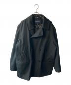 NAUTICAノーティカ）の古着「オーバーサイズPコート」｜ブラック