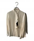 BARBAバルバ）の古着「フリルシャツ」｜ホワイト