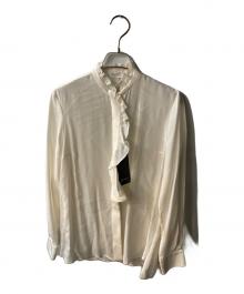 BARBA（バルバ）の古着「フリルシャツ」｜ホワイト