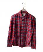 Frank&Eileen×DEUXIEME CLASSEフランクアンドアイリーン×ドゥーズィエム クラス）の古着「チェックシャツ」｜レッド