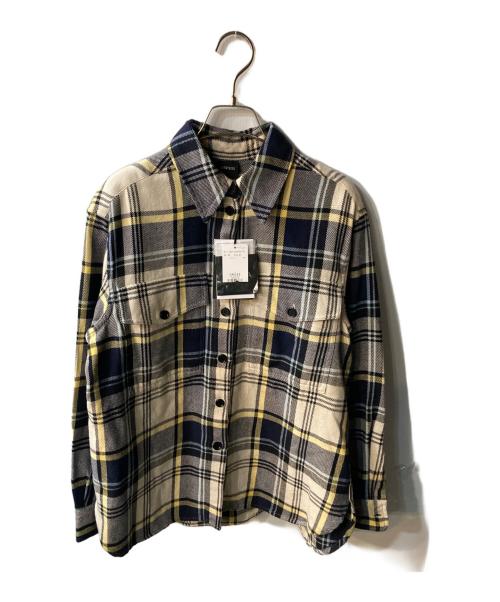 ASPESI（アスペジ）ASPESI (アスペジ) チェックシャツ ネイビー サイズ:38の古着・服飾アイテム