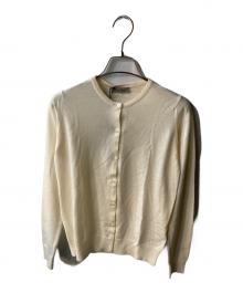 JOHN SMEDLEY（ジョンスメドレー）の古着「FLORENCE CARDIGAN RN LS」｜ホワイト