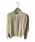 JOHN SMEDLEY（ジョンスメドレー）の古着「FLORENCE CARDIGAN RN LS」｜ホワイト