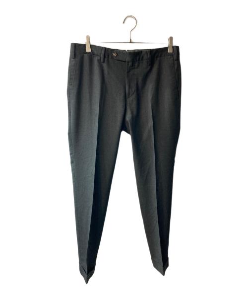 PT01（ピーティーゼロウーノ）PT01 (ピーティーゼロウーノ) BEAMS F (ビームスエフ) スーパースリムフィットスラックス グレー サイズ:48の古着・服飾アイテム