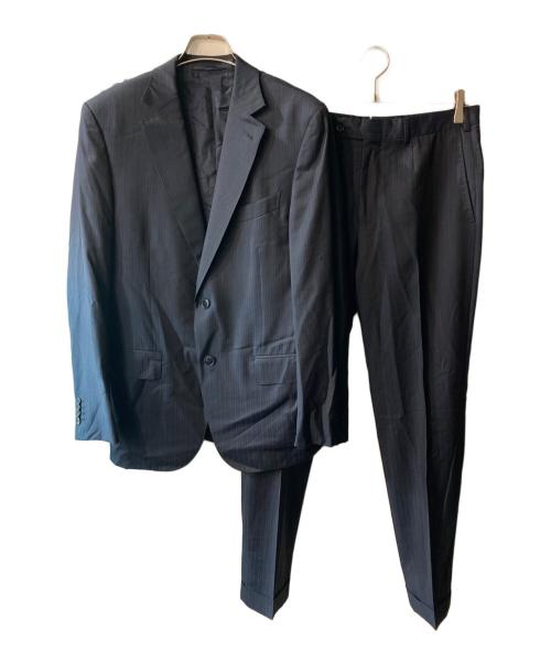 ERMENEGILDO ZEGNA（エルメネジルド・ゼニア）Ermenegildo Zegna (エルメネジルド・ゼニア) セットアップスーツ ネイビー サイズ: 7-48 Cの古着・服飾アイテム