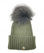 yves salomonイヴサロモン）の古着「ニット帽」｜カーキ